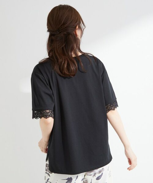 SHOO・LA・RUE / シューラルー カットソー | 【SHOO ICE】ひんやり 袖レースTシャツ | 詳細6