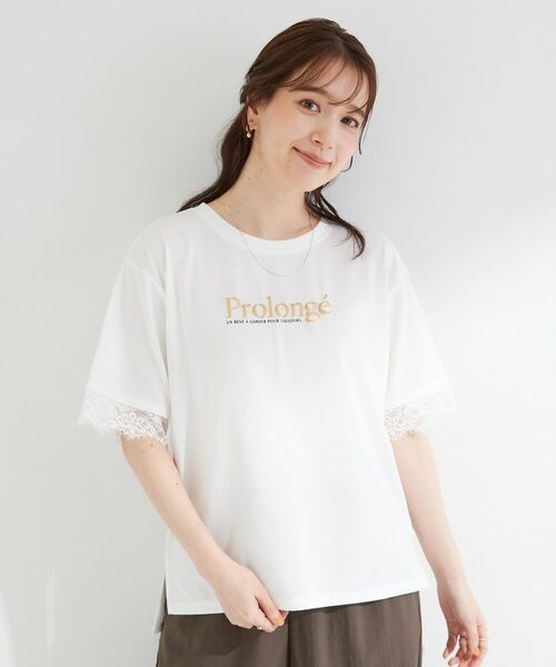 SHOO・LA・RUE / シューラルー カットソー | 【SHOO ICE】ひんやり 袖レースTシャツ | 詳細9