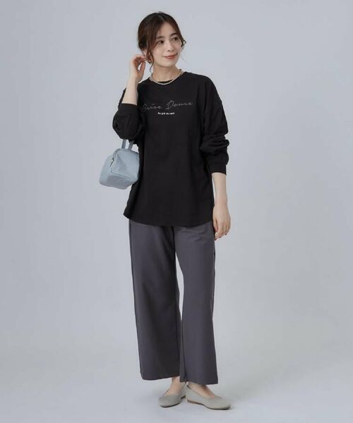 SHOO・LA・RUE / シューラルー パンツ | 【ひんやり/S-LL/洗濯機可】穿いて驚く 裏地涼しい のびのびベイカーパンツ | 詳細23