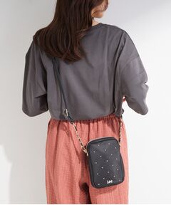 SHOO・LA・RUE / シューラルー ショルダーバッグ | 【Lee別注／撥水】スタッズミニショルダーバッグ
