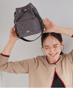 SHOO・LA・RUE / シューラルー ショルダーバッグ | 【Lee別注／撥水】スタッズ巾着ショルダーバッグ