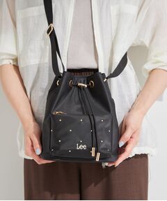 SHOO・LA・RUE / シューラルー ショルダーバッグ | 【Lee別注／撥水】スタッズ巾着ショルダーバッグ