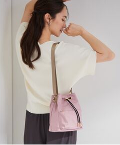 SHOO・LA・RUE / シューラルー ショルダーバッグ | 【Lee別注／撥水】スタッズ巾着ショルダーバッグ