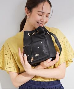 SHOO・LA・RUE / シューラルー ショルダーバッグ | 【Lee別注／撥水】スタッズ巾着ショルダーバッグ