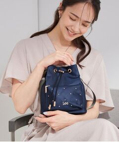 SHOO・LA・RUE / シューラルー ショルダーバッグ | 【Lee別注／撥水】スタッズ巾着ショルダーバッグ