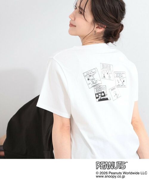 SHOO・LA・RUE / シューラルー Tシャツ | 【PEANUTS】ひんやりプリントTシャツ（ホワイト(101)）