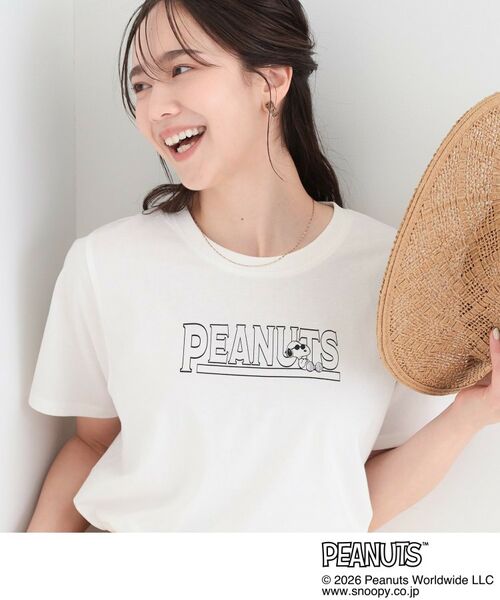 SHOO・LA・RUE / シューラルー Tシャツ | 【PEANUTS】ひんやりプリントTシャツ（ホワイト(301)）