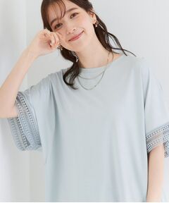 SHOO・LA・RUE / シューラルー カットソー | 【SHOO ICE】ひんやりとろみレース付きトップス