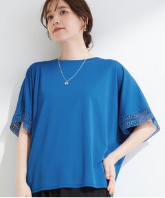 SHOO・LA・RUE / シューラルー カットソー | 【SHOO ICE】ひんやりとろみレース付きトップス
