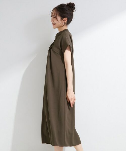 SHOO・LA・RUE / シューラルー ミニ丈・ひざ丈ワンピース | 【S-LL/洗濯機可】ピンタックデザインがサマ見え Aラインワンピース | 詳細6