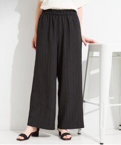 SHOO・LA・RUE / シューラルー パンツ | シボシボイージーワイドパンツ