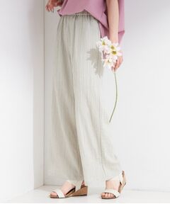 SHOO・LA・RUE / シューラルー パンツ | シボシボイージーワイドパンツ