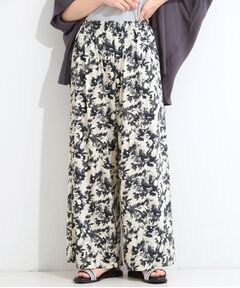 SHOO・LA・RUE / シューラルー パンツ | 【SHOO ICEプラス、UVカット】スーパーアイス柄アソートワイドパンツ
