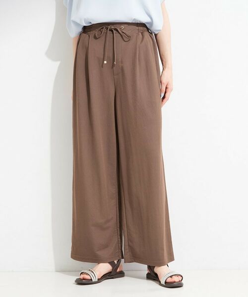 SHOO・LA・RUE / シューラルー パンツ | 【ひんやり】カノコリラックスワイドパンツ | 詳細5