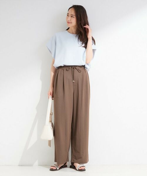 SHOO・LA・RUE / シューラルー パンツ | 【ひんやり】カノコリラックスワイドパンツ | 詳細7