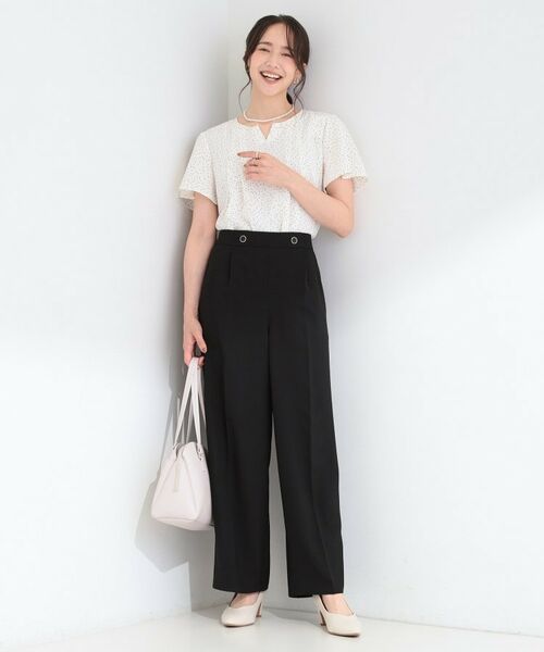 SHOO・LA・RUE / シューラルー パンツ | 【SHOO ICE・着丈選べる】センタープレスワイドパンツ | 詳細3