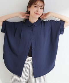 SHOO・LA・RUE / シューラルー シャツ・ブラウス | 肩タックデザイン前あきシャツ