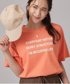 SHOO・LA・RUE / シューラルー Tシャツ | 華やかジェルロゴプリントTシャツ