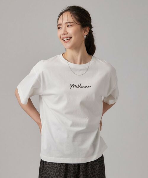SHOO・LA・RUE / シューラルー Tシャツ | 華やかジェルロゴプリントTシャツ | 詳細1
