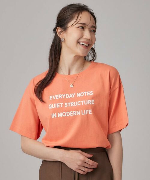 SHOO・LA・RUE / シューラルー Tシャツ | 華やかジェルロゴプリントTシャツ | 詳細13