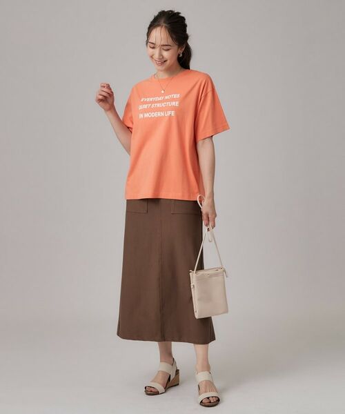 SHOO・LA・RUE / シューラルー Tシャツ | 華やかジェルロゴプリントTシャツ | 詳細15