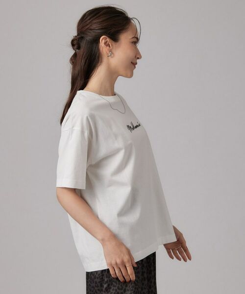 SHOO・LA・RUE / シューラルー Tシャツ | 華やかジェルロゴプリントTシャツ | 詳細2