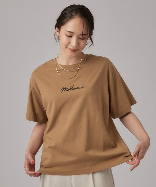 SHOO・LA・RUE / シューラルー Tシャツ | 華やかジェルロゴプリントTシャツ | 詳細9