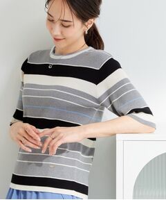 SHOO・LA・RUE / シューラルー ニット・セーター | マルチボーダーリブニット
