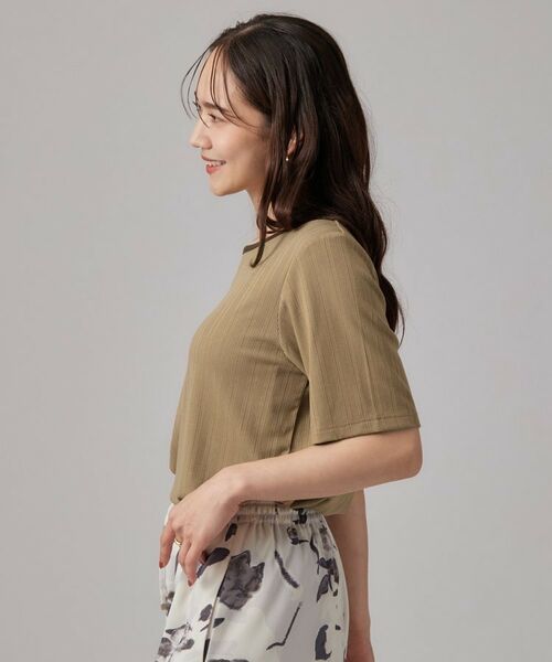 SHOO・LA・RUE / シューラルー その他トップス | 細見えランダムテレコ 配色キャミセット | 詳細11