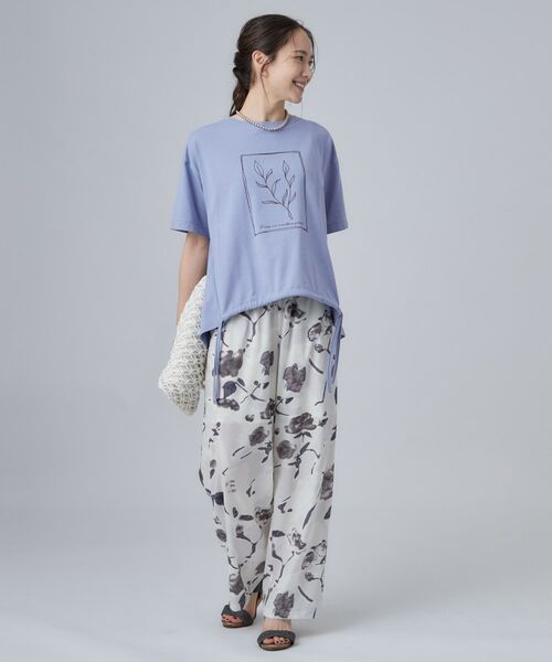 SHOO・LA・RUE / シューラルー Tシャツ | ひんやり裾シャーリングプリントTシャツアソート | 詳細11