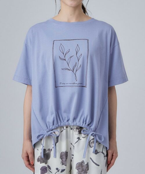 SHOO・LA・RUE / シューラルー Tシャツ | ひんやり裾シャーリングプリントTシャツアソート | 詳細13