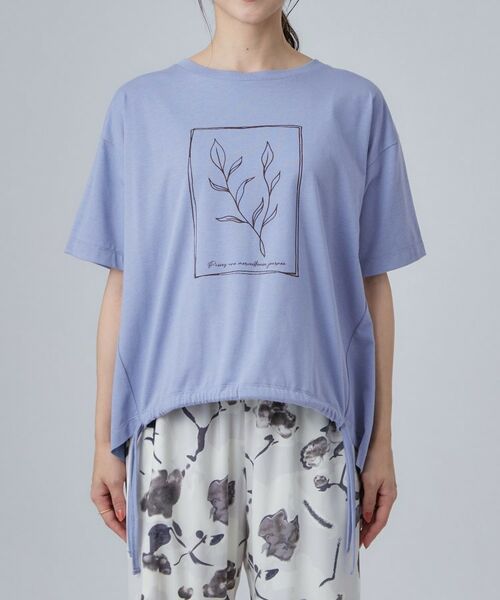 SHOO・LA・RUE / シューラルー Tシャツ | ひんやり裾シャーリングプリントTシャツアソート | 詳細20