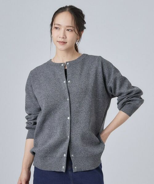 SHOO・LA・RUE / シューラルー カーディガン・ボレロ | 【洗濯機可】軽やかに羽織れる スポンディシュニットカーディガン | 詳細1