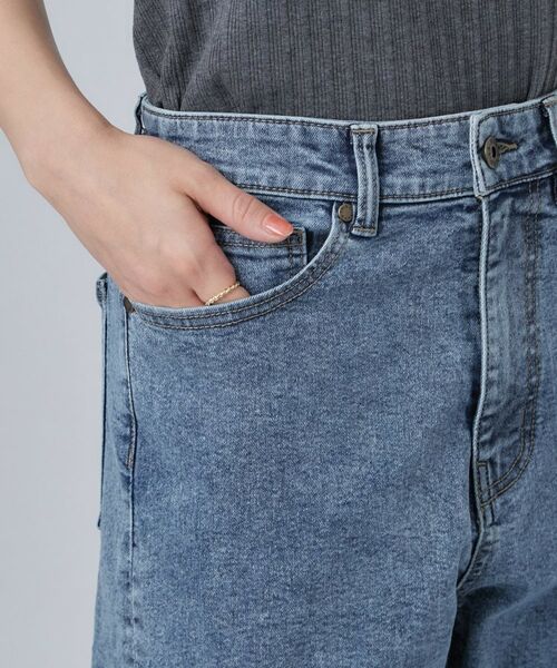 SHOO・LA・RUE / シューラルー デニムパンツ | 【洗濯機可/S-LL】後ろウエストゴムで楽ちん ストレッチセミフレアデニムパンツ | 詳細14