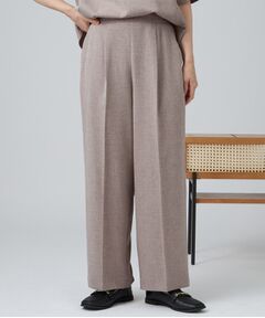 SHOO・LA・RUE / シューラルー パンツ | 【通気性・セットアップ対応】ツイード調パンツ