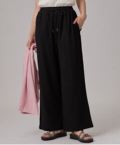 SHOO・LA・RUE / シューラルー パンツ | 柄・無地アソート ぽこぽこイージーワイドパンツ