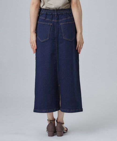 SHOO・LA・RUE / シューラルー デニムスカート | 【洗濯機可/S-LL】程よいシルエットで使いやすい ストレッチデニムスカート | 詳細11