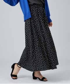 SHOO・LA・RUE / シューラルー ロング・マキシ丈スカート | 【着丈選べる】柄アソート切替フレアスカート