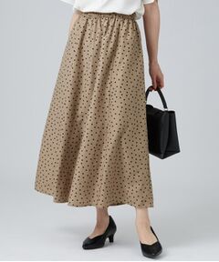 SHOO・LA・RUE / シューラルー ロング・マキシ丈スカート | 【着丈選べる】柄アソート切替フレアスカート