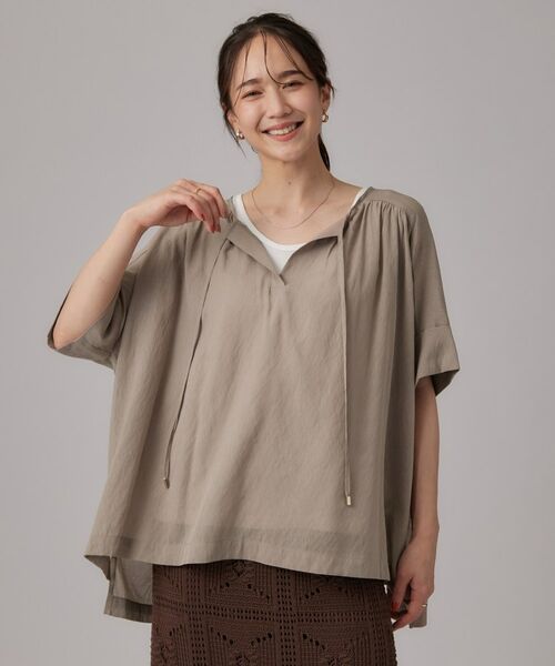 SHOO・LA・RUE / シューラルー その他トップス | 【2点セット】ポンチョ風ブラウス&タンクトップセット | 詳細5