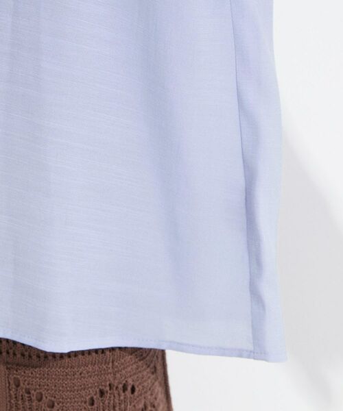 SHOO・LA・RUE / シューラルー シャツ・ブラウス | 【ひんやり/UV】ほんのりシアーで上品な バックギャザーブラウス | 詳細22
