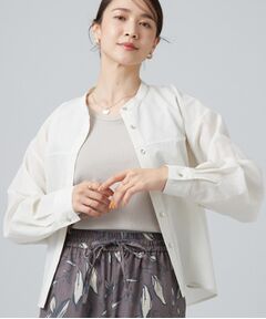 SHOO・LA・RUE / シューラルー シャツ・ブラウス | 【高通気】シアーショート丈シャツ