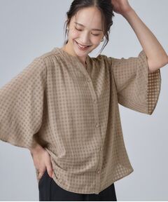 SHOO・LA・RUE / シューラルー シャツ・ブラウス | ギンガムシアーブラウス