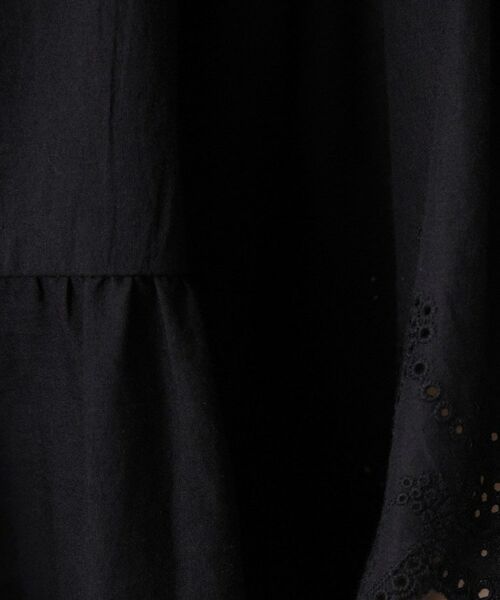 SHOO・LA・RUE / シューラルー シャツ・ブラウス | 【洗濯機可/綿100％】刺繍レースがこなれ見え インせず着られるペプラムブラウス | 詳細8