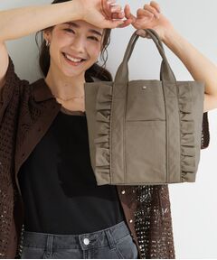 SHOO・LA・RUE / シューラルー トートバッグ | 【2WAY】キャンバスフリルトートバッグ