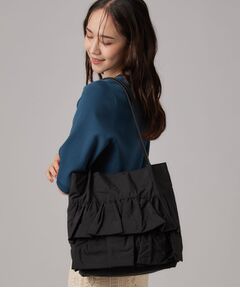SHOO・LA・RUE / シューラルー トートバッグ | 【撥水】フリルトートバッグ