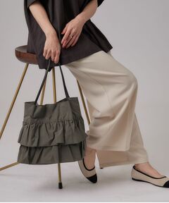 SHOO・LA・RUE / シューラルー トートバッグ | 【撥水】フリルトートバッグ