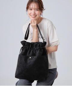 SHOO・LA・RUE / シューラルー ショルダーバッグ | サイドリボン前ポケットショルダーバッグ