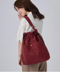 SHOO・LA・RUE / シューラルー ショルダーバッグ | サイドリボン前ポケットショルダーバッグ