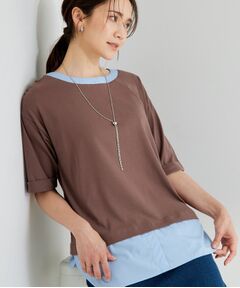 SHOO・LA・RUE / シューラルー カットソー | シャツドッキングカットソー